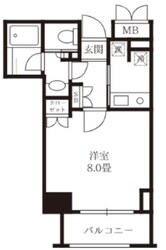 クオリア銀座の物件間取画像